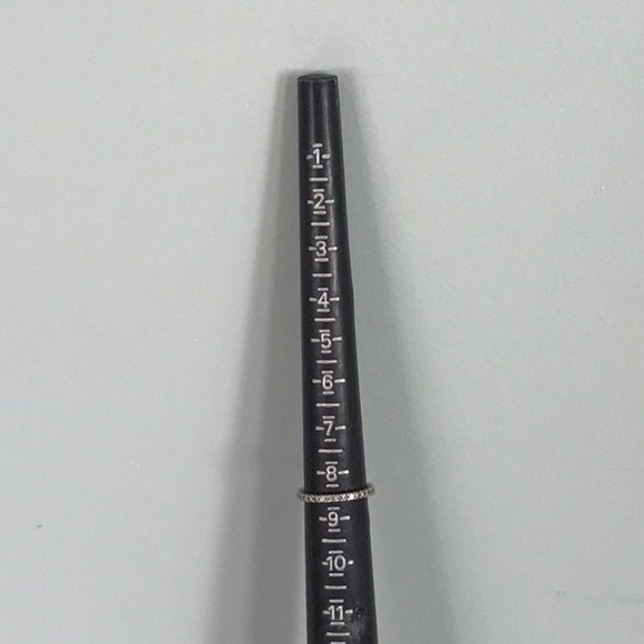 ETERNITY CZ DIAMOND BAND, Sz 8.5, Set of 3 Rings - Picture 3 of 8